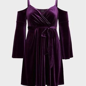 Torrid - Cold Shoulder Velvet dress-tags attached